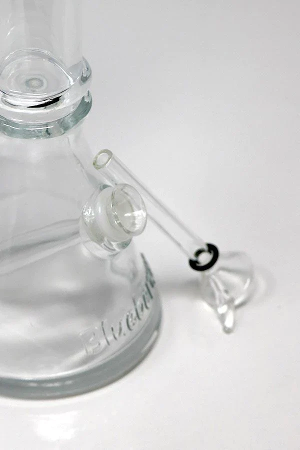 10" Blueberry Double Ring Soft Glass Beaker Bong - Image 7