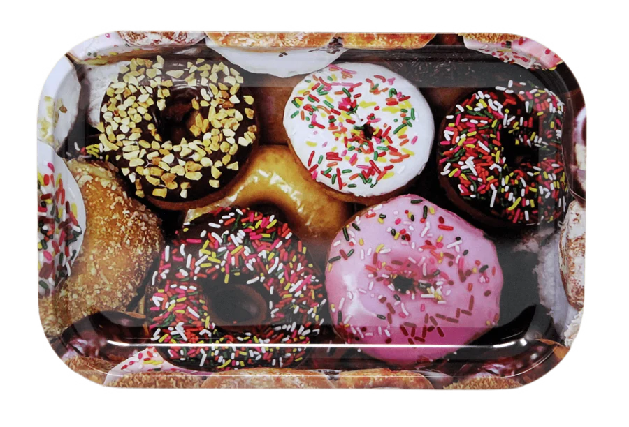 Metal Rolling Tray - Donuts