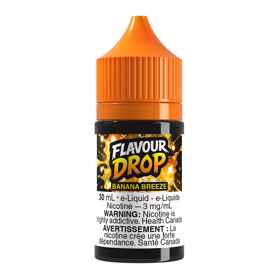 Flavour Drop Freebase E-Liquid - Banana Breeze 30ml