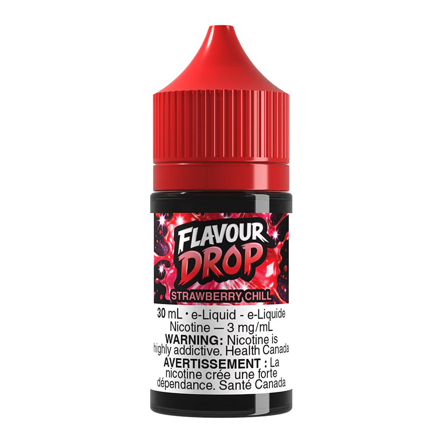 Flavour Drop Freebase E-Liquid - Strawberry Chill 30ml