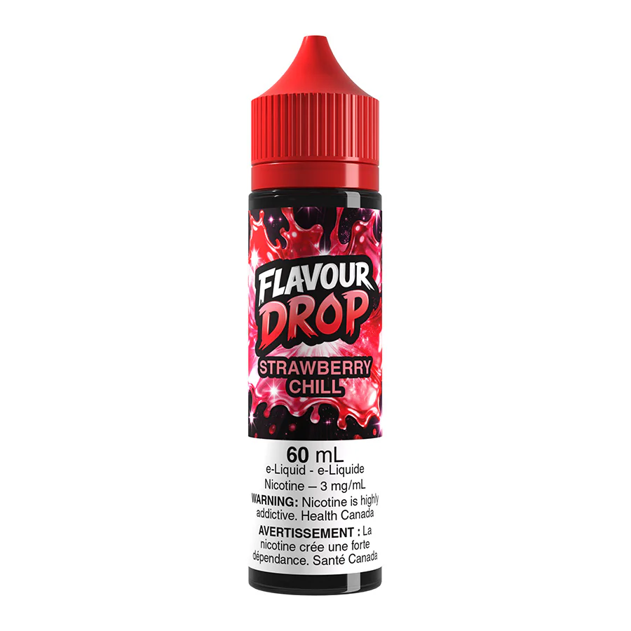 Flavour Drop Freebase E-Liquid - Strawberry Chill 60ml