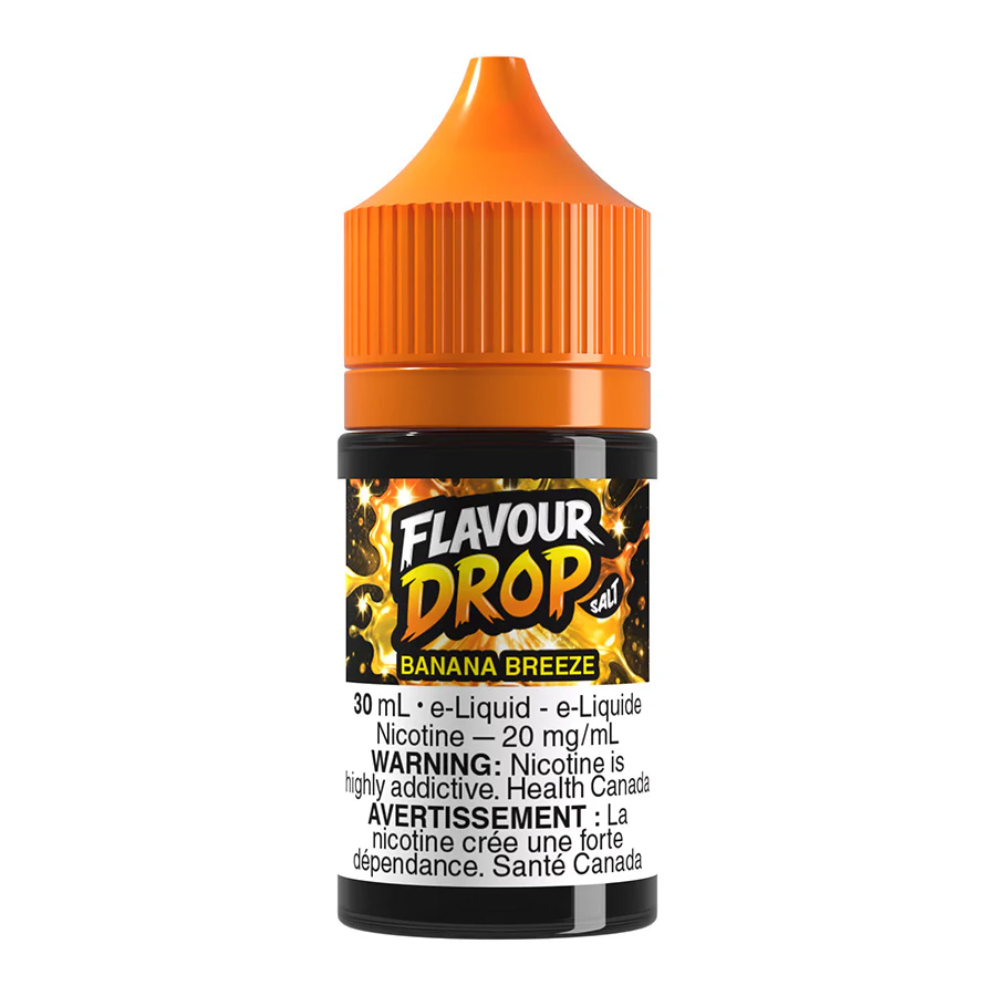 Flavour Drop Salt Nic E-Liquid - Banana Breeze 30ml