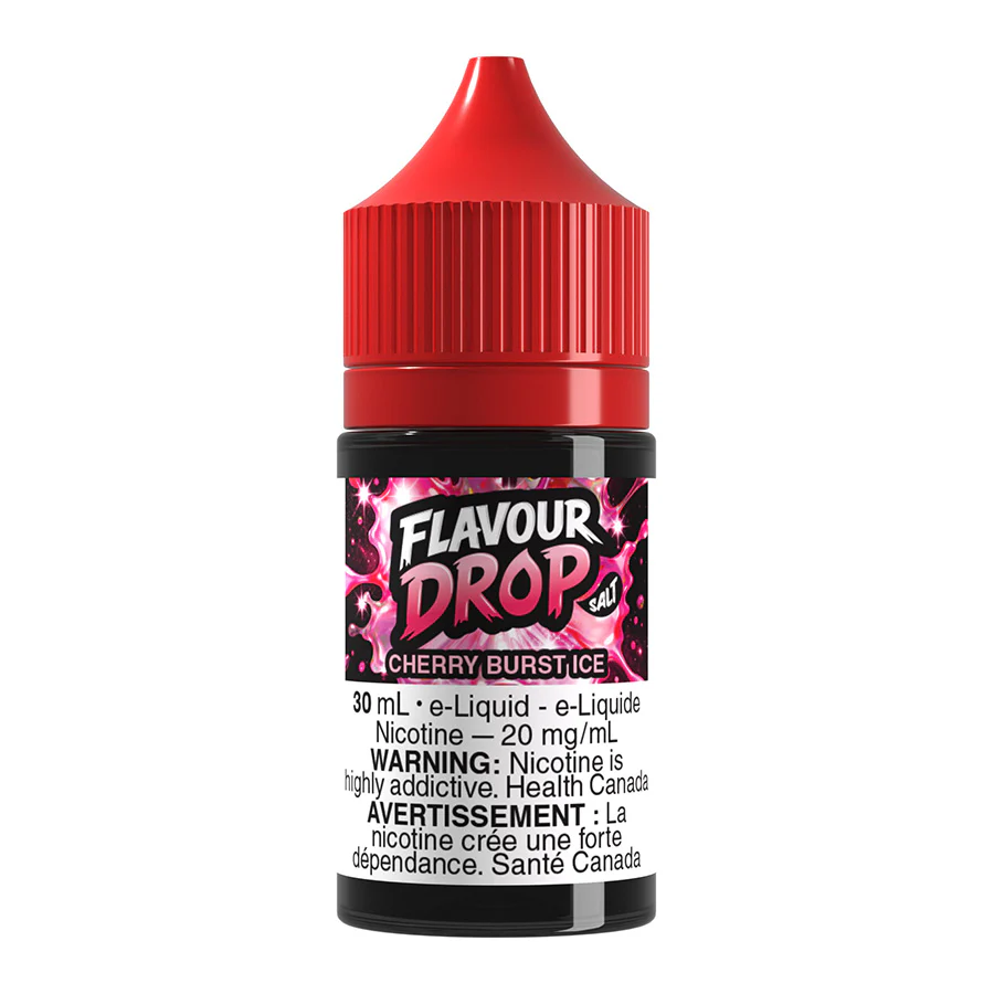 Flavour Drop Salt Nic E-Liquid - Cherry Burst Ice 30ml
