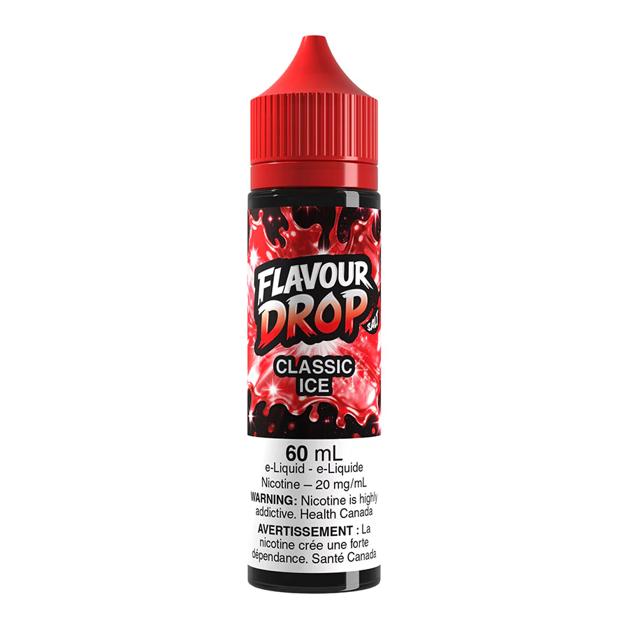 Flavour Drop Salt Nic E-Liquid - Classic Ice 60ml