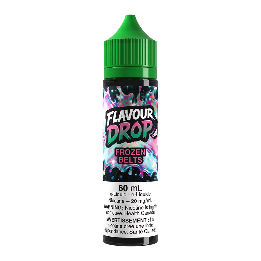 Flavour Drop Salt Nic E-Liquid - Frozen Belts 60ml