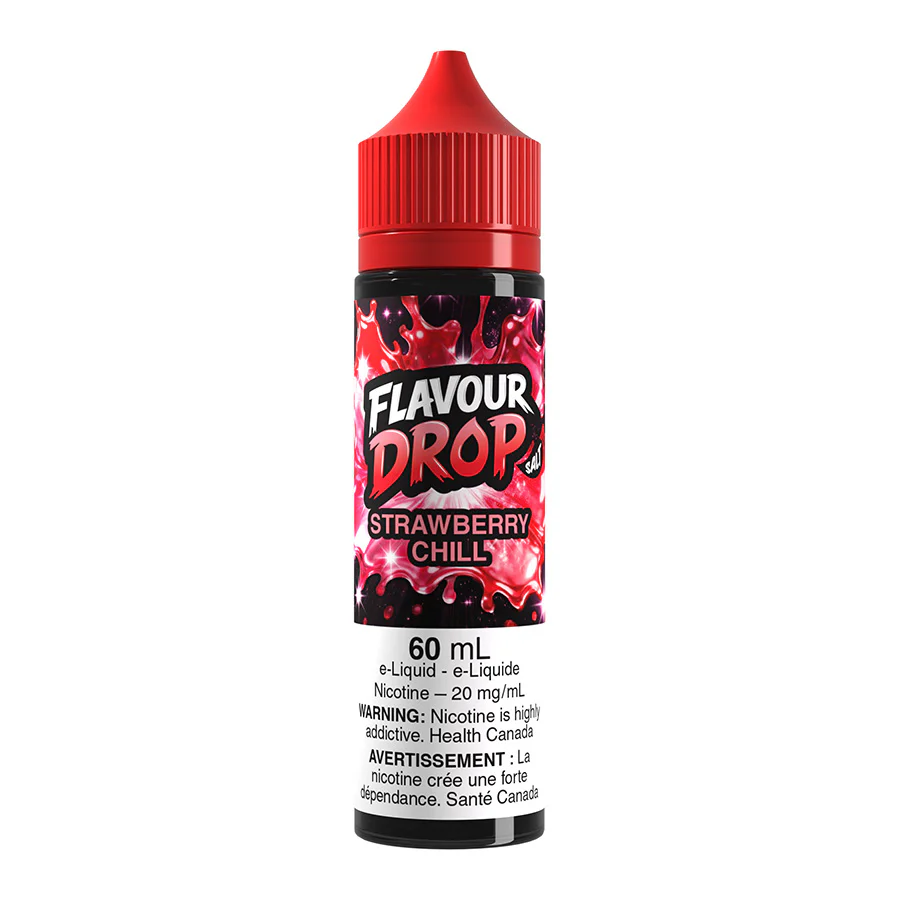 Flavour Drop Salt Nic E-Liquid - Strawberry Chill 60ml