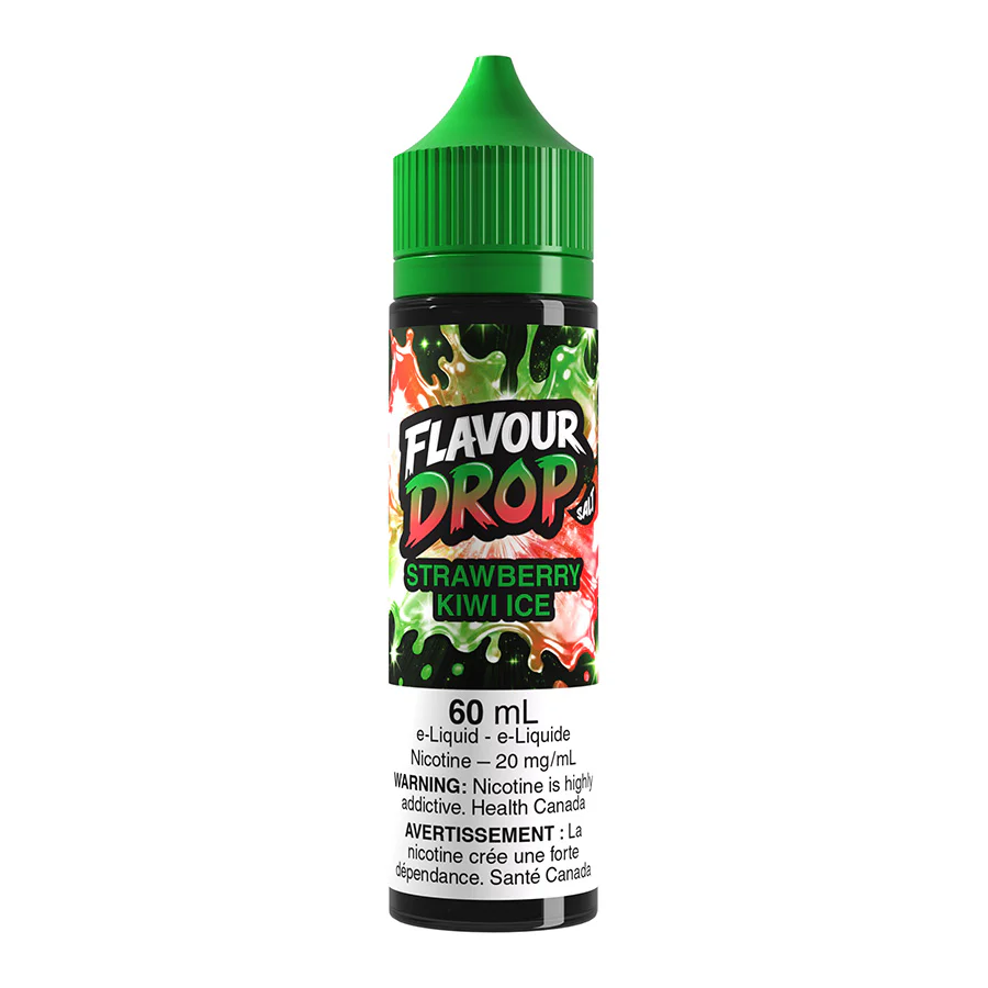 Flavour Drop Salt Nic E-Liquid - Strawberry Kiwi Ice 60ml