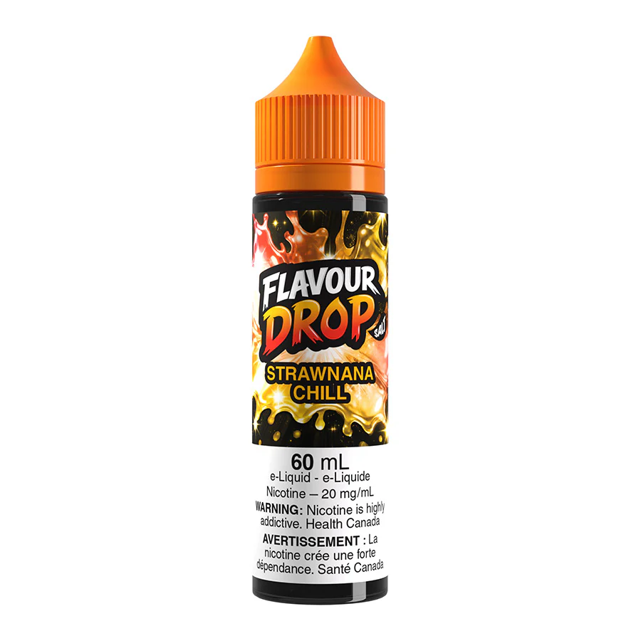Flavour Drop Salt Nic E-Liquid - Strawnana Chill 60ml