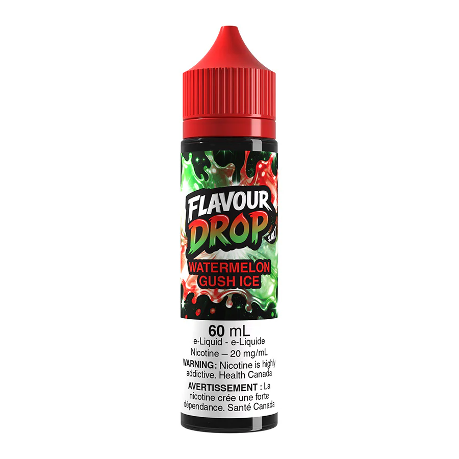 Flavour Drop Salt Nic E-Liquid - Watermelon Gush Ice 60ml