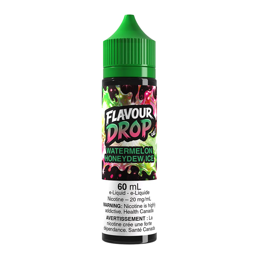 Flavour Drop Salt Nic E-Liquid - Watermelon Honeydew Ice 60ml