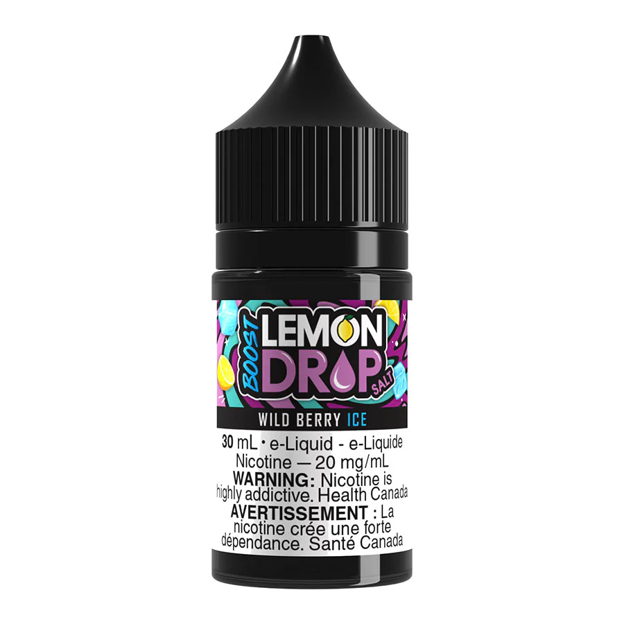 Lemon Drop Boost Salt Nic E-Liquid - Wild Berry Ice 30ml