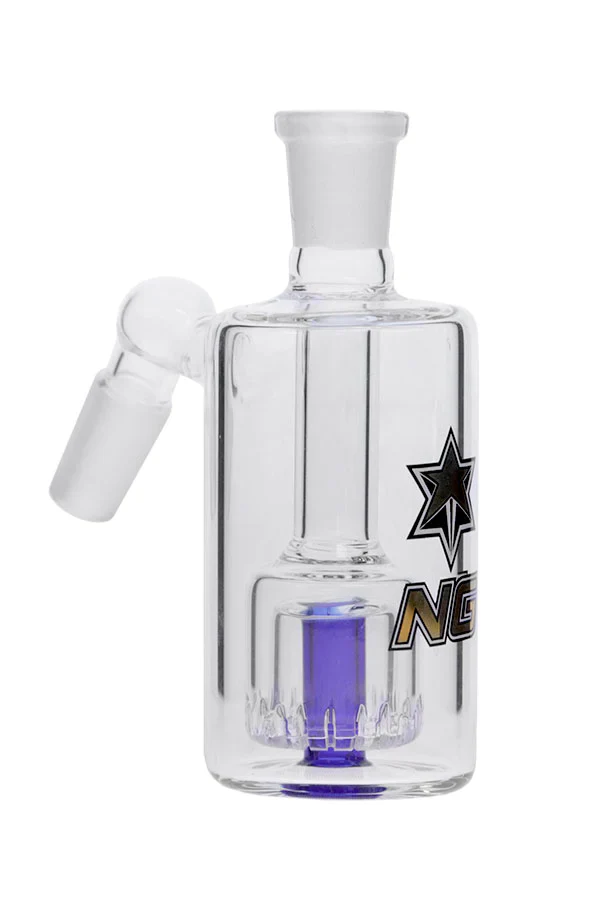 Nice Glass Double Wall 14mm Ashcatcher - Blue