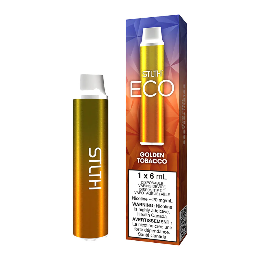 STLTH ECO Disposable Vape Device - Golden Tobacco