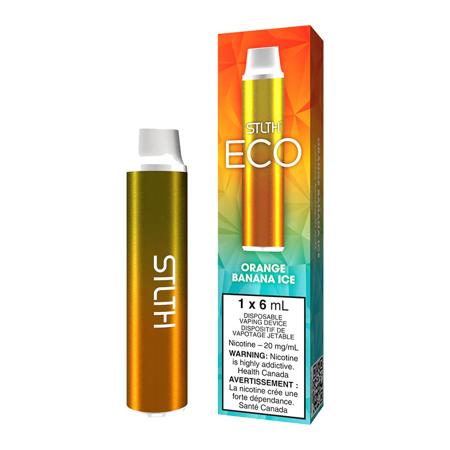 STLTH ECO Disposable Vape Device - Orange Banana Ice