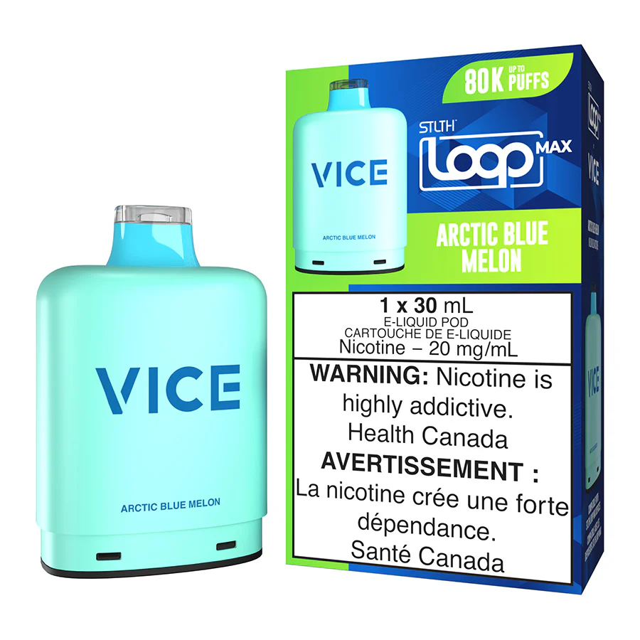 STLTH Loop Max x Vice E-Liquid Pod Pack - Arctic Blue Melon 30ml