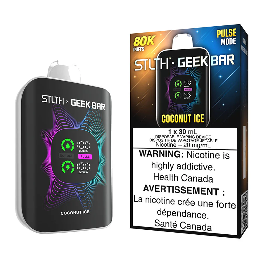 STLTH X Geek Bar Disposable Vape Device - Coconut Ice
