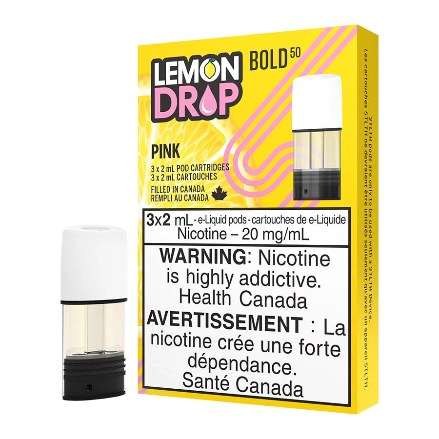 STLTH E-Liquid Pod Pack - Lemon Drop Pink - Image 2